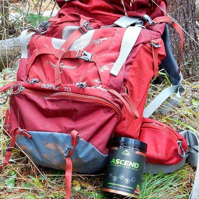 Ascend when going into the OUTDOORS backpacking