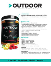 Load image into Gallery viewer, Ascend - Caffeine Free Raspberry Lemonade - OutdoorSupplements